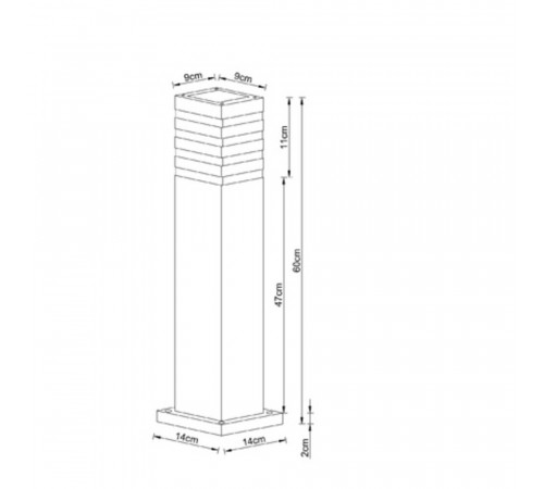 Светильник садово-парковый Arte Lamp Heather черный 600 мм E27 20 Вт IP54 (A4416PA-1BK) Светильник садово-парковый Arte Lamp Heather черный 600 мм E27 20 Вт IP54 (A4416PA-1BK)