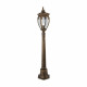 Светильник садово-парковый Outdoor Fleur черный с золотом 1130 мм E27 60 Вт IP44 (O414FL-01GB1)