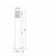 Светильник садово-парковый Arte Lamp Tokyo черный 800 мм E27 40 Вт IP54 (A5318PA-1BK)