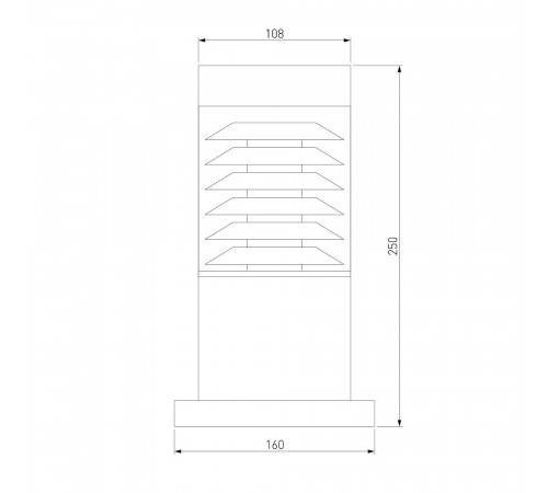 Светильник садово-парковый Elektrostandard Strada черный 250 мм Е27 20 Вт IP54 (a035096) Светильник садово-парковый Elektrostandard Strada черный 250 мм Е27 20 Вт IP54 (a035096)