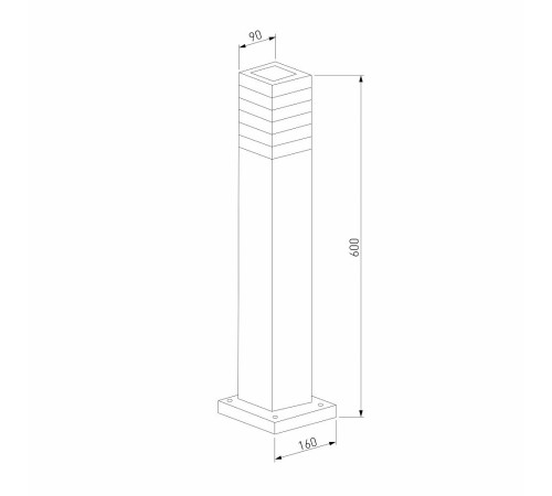 Светильник садово-парковый Elektrostandard Ignis черный 600 мм Е27 20 Вт IP54 (a035095) Светильник садово-парковый Elektrostandard Ignis черный 600 мм Е27 20 Вт IP54 (a035095)