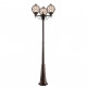 Светильник садово-парковый Outdoor Via золото антик 2150 мм Е27 180 Вт IP44 (O023FL-03G)