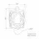 Светильник садово-парковый Elektrostandard Ambra черный 345 мм E27 60 Вт IP44 (35133/S)