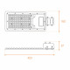 Светильник уличный светодиодный Wolta STL 5700К 100 Вт консольный IP65 (STL-100W/04)