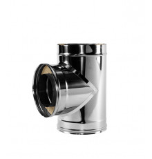 Тройник Вулкан V50R 90° х d120х220 мм с изоляцией AISI 321/304