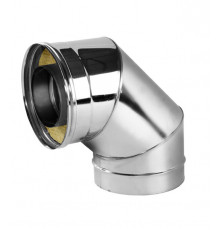 Отвод Вулкан V50R 90° х d120х220 мм с изоляцией AISI 321/304
