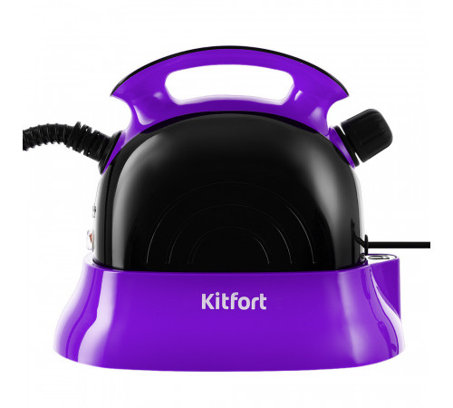 Пароочиститель Kitfort KT-9102-1 черно-фиолетовый Пароочиститель Kitfort KT-9102-1 черно-фиолетовый