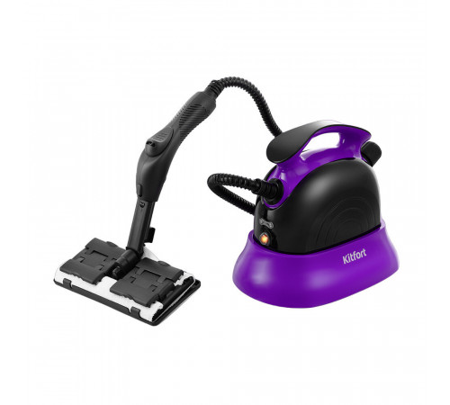 Пароочиститель Kitfort KT-9102-1 черно-фиолетовый Пароочиститель Kitfort KT-9102-1 черно-фиолетовый