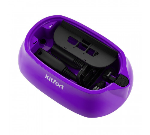 Пароочиститель Kitfort KT-9102-1 черно-фиолетовый Пароочиститель Kitfort KT-9102-1 черно-фиолетовый