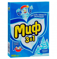 Стиральный порошок Миф 3в1 400 г