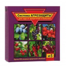 Средство для защиты плодовых деревьев от вредителей и болезней Ваше хозяйство Система Агрозащиты №3 50 г