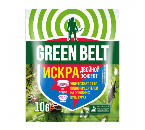 Средство для защиты растений от вредителей Green Belt Искра двойной эффект 10 г Средство для защиты растений от вредителей Green Belt Искра двойной эффект 10 г