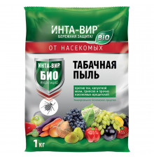 Средство для защиты растений от вредителей Инта-Вир Табачная пыль 1 кг