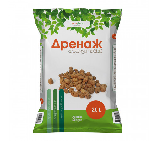 Дренаж House plants Керамзит 2 л Дренаж House plants Керамзит 2 л