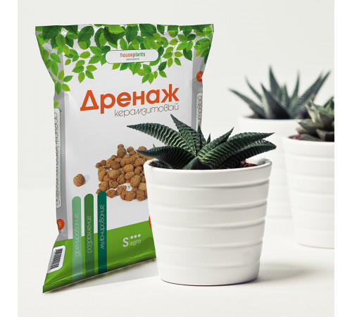 Дренаж House plants Керамзит 2 л Дренаж House plants Керамзит 2 л