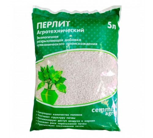 Перлит Cemmix агротехнический 5 л
