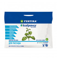 Удобрение минеральное сухое для выращивания рассады гранулированное Leaf Power Fertika 50 г