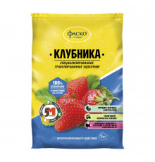 Удобрение минеральное сухое для клубники гранулированное 5М Фаско 1 кг
