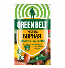 Удобрение борная кислота Green Belt 10 г