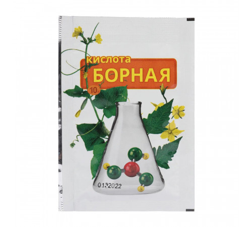 Регулятор роста для растений Ваше хозяйство борная кислота 10 г Регулятор роста для растений Ваше хозяйство борная кислота 10 г
