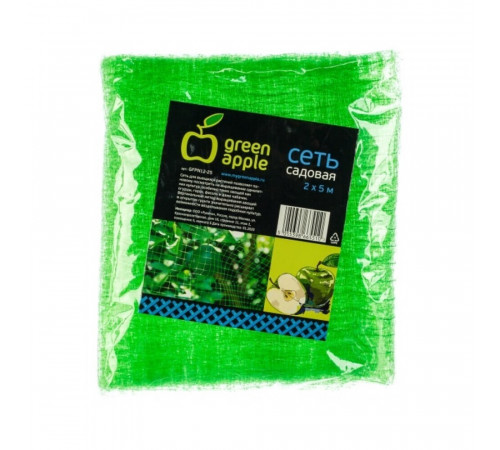 Сетка шпалерная для вьющихся растений Green Apple 2х5 м