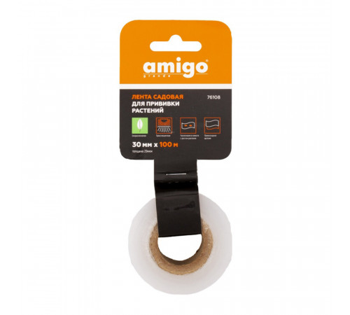 Лента для прививки растений Amigo 30 мм 100 м Лента для прививки растений Amigo 30 мм 100 м