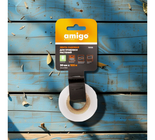 Лента для прививки растений Amigo 30 мм 100 м Лента для прививки растений Amigo 30 мм 100 м