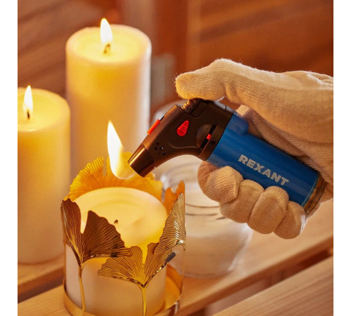 Зажигалка турбо Rexant GT-11 заправляемая Зажигалка турбо Rexant GT-11 заправляемая