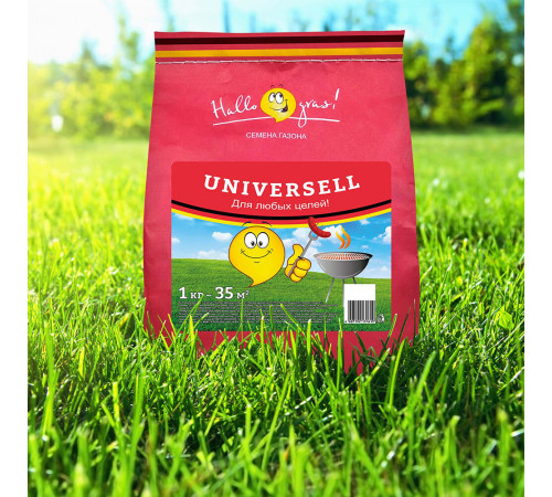 Семена газонной травы Universell Gras Газон Сити 1 кг