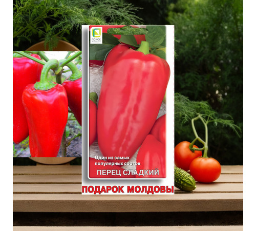 Перец сладкий Подарок Молдовы Поиск 3 г Перец сладкий Подарок Молдовы Поиск 3 г