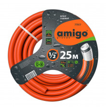 Шланг поливочный 1/2 25 м пятислойный Amigo ПВХ (77017)