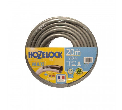 Шланг поливочный 1/2 20 м трехслойный HoZelock Tricoflex Maxi ПВХ с коннекторами (171207) Шланг поливочный 1/2 20 м трехслойный HoZelock Tricoflex Maxi ПВХ с коннекторами (171207)