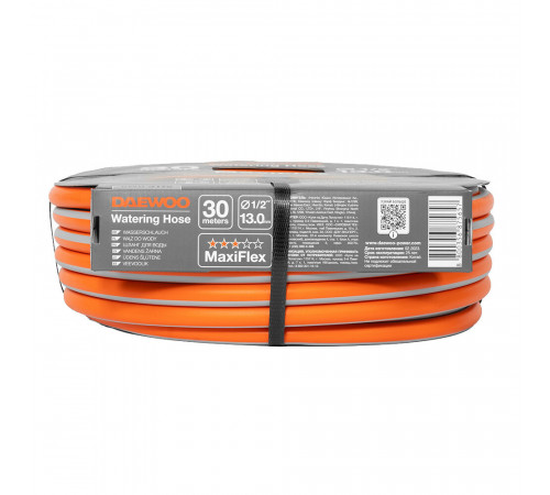 Шланг поливочный 1/2 30 м четырехслойный Daewoo MaxiFlex ПВХ (DWH 3115) Шланг поливочный 1/2 30 м четырехслойный Daewoo MaxiFlex ПВХ (DWH 3115)
