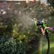 Насос аккумуляторный для полива из бочки Greenworks 24V G24SWP со шлангом 2 м и распылителем (3401007)