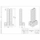 Канистра для жидкостей Polimer Group Т 80 80 л пластиковая с крышкой белая