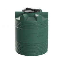 Емкость Polimer Group V-300 300 л пластиковая с крышкой зеленая