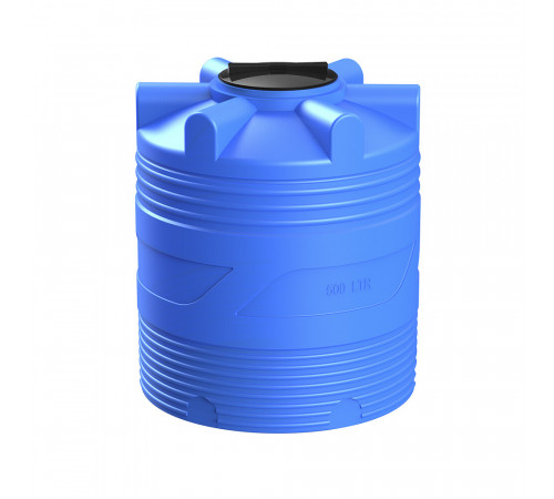 Емкость Polimer Group V-500 500 л пластиковая с крышкой синяя
