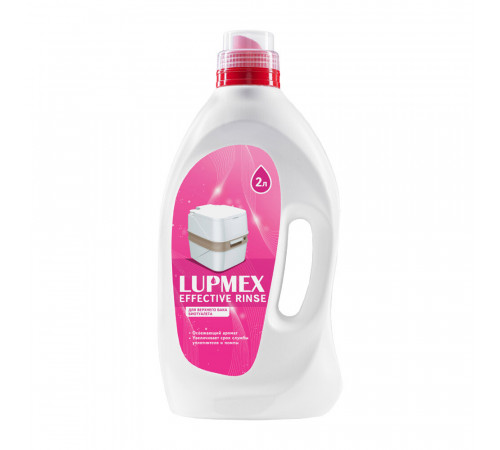 Жидкость для биотуалетов Lupmex Effective Rinse 2 л в верхний бак
