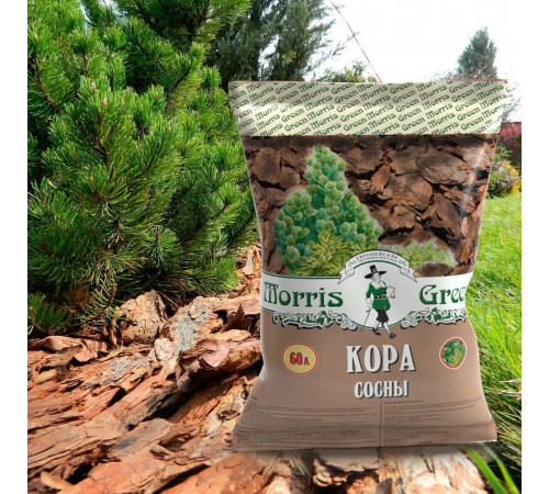 Кора Morris Green сосновая фракция 20-60 мм 60 л Кора Morris Green сосновая фракция 20-60 мм 60 л