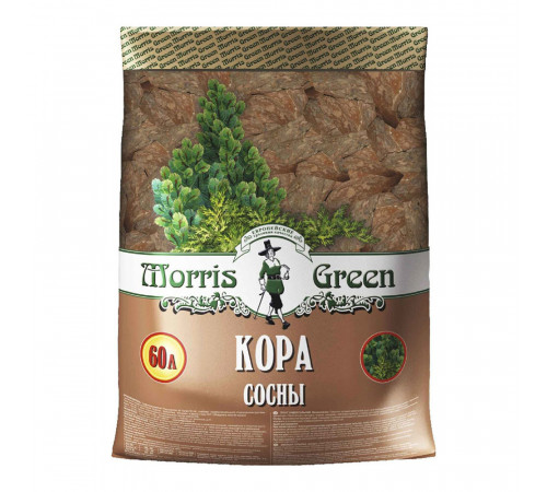 Кора Morris Green сосновая фракция 20-60 мм 60 л Кора Morris Green сосновая фракция 20-60 мм 60 л