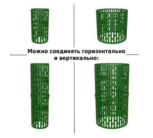 Забор декоративный Green Glade 35х21 см сборный зеленый Забор декоративный Green Glade 35х21 см сборный зеленый