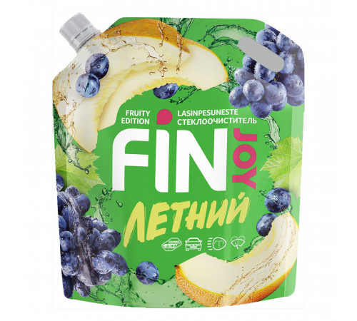 Стеклоомыватель Fin Joy Fruity Melon летний 4 л Стеклоомыватель Fin Joy Fruity Melon летний 4 л