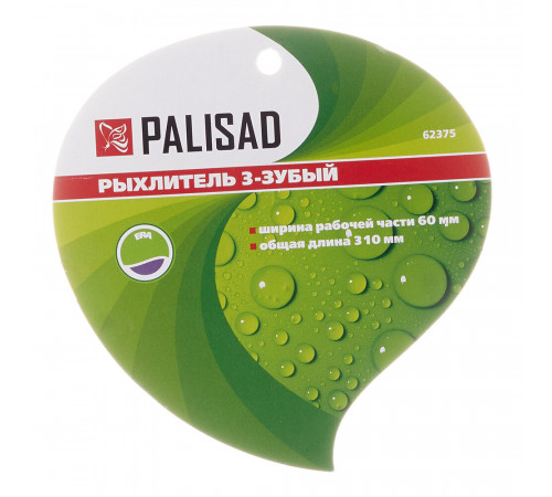 Рыхлитель Palisad 3 зуба с обрезиненной ручкой (62375) Рыхлитель Palisad 3 зуба с обрезиненной ручкой (62375)