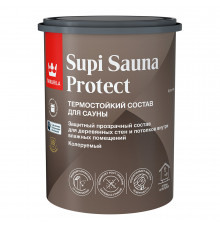 Антисептик Tikkurila/Tikkivala Supi Sauna Protect для бань и саун бесцветный 0,9 л