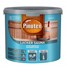 Лак акриловый Pinotex Lacker Sauna бесцветный 2,7 л полуматовый