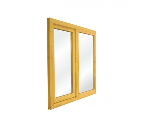 Окно деревянное Timber&style 1160х1170х45 мм 2 створки левая глухая правая поворотная Окно деревянное Timber&style 1160х1170х45 мм 2 створки левая глухая правая поворотная