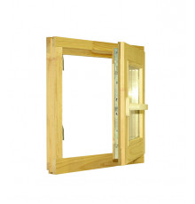 Окно деревянное Timber&style 460х470х45 мм 1 створка поворотная