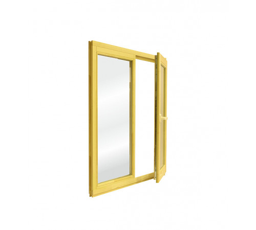Окно деревянное Timber&style 1160х1000х45 мм 2 створки левая глухая правая поворотная Окно деревянное Timber&style 1160х1000х45 мм 2 створки левая глухая правая поворотная