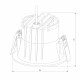 Светильник светодиодный садово-парковый Elektrostandard Light LED 3002 черный 75 мм 4000К 10 Вт IP54 (35131/U)