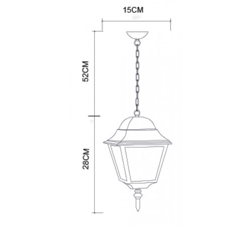 Светильник садово-парковый подвесной Arte Lamp Bremen черный 260 мм E27 60 Вт IP44 (A1015SO-1BK) Светильник садово-парковый подвесной Arte Lamp Bremen черный 260 мм E27 60 Вт IP44 (A1015SO-1BK)